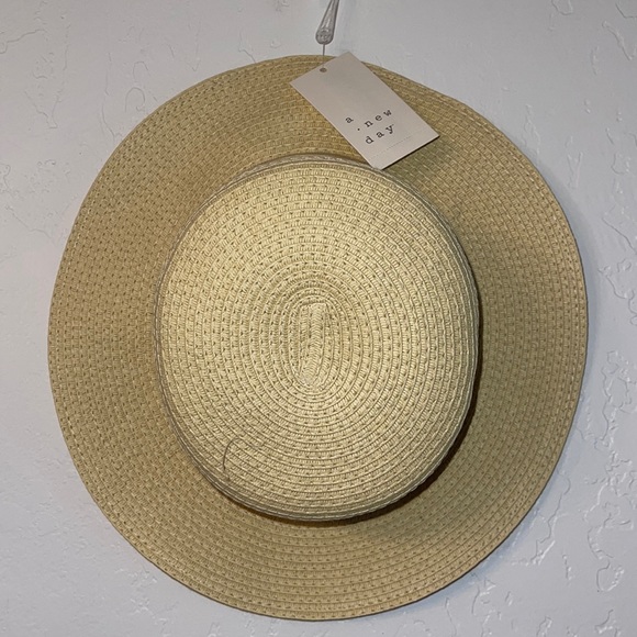 👒”NWT”Women’s Straw Boater Hat (Packable Essential) - Picture 2 of 5